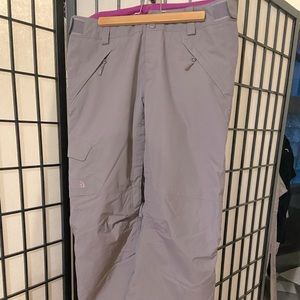 Mauve North Face ski pants